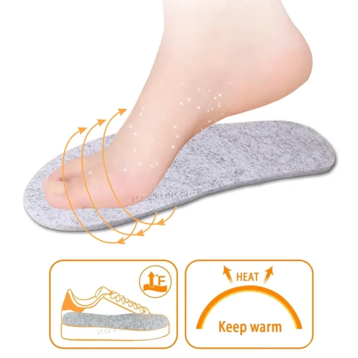 Aluminum Insoles keep warm in winter